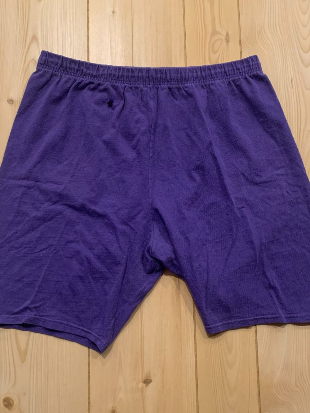 Vintage 90s Hanes Her Way Retro Casual Athletic Purple Sweat Shorts Women's XL